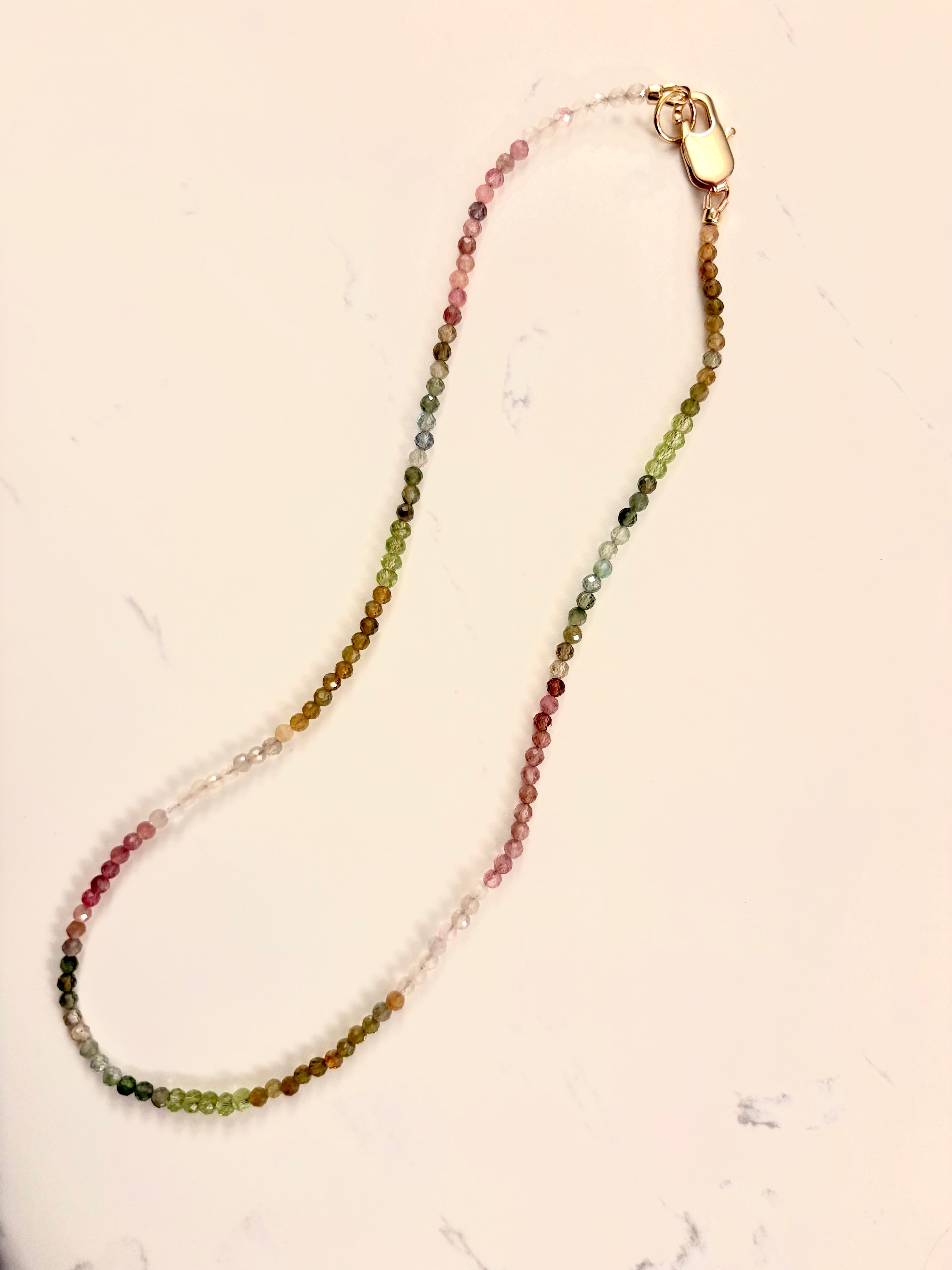 Reef 18” (micro tourmaline beads)